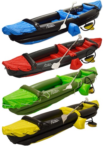 Inflatable kayak blow two - up,