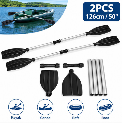 2pcs 126cm kayak - 126cm, paddles