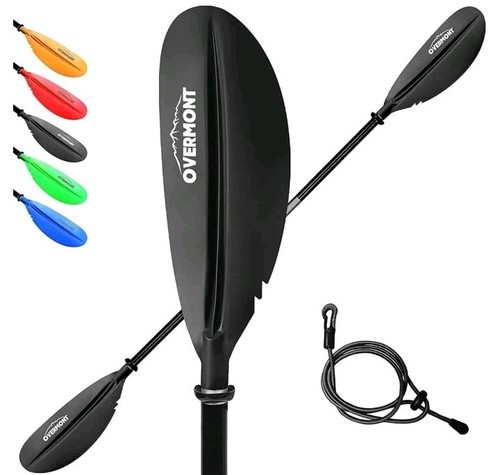 Aluminum kayak paddle 5in - aluminum, 90.5in
