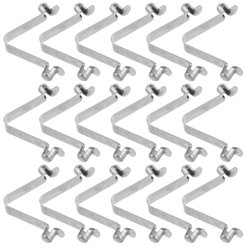 Silver kayak paddle clip set - paddle,