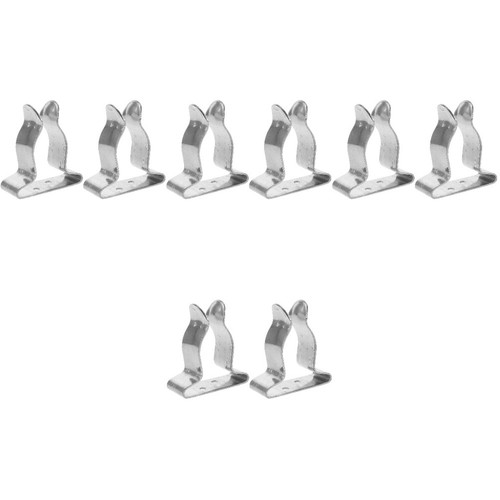 Silver paddle clamp with - silver,