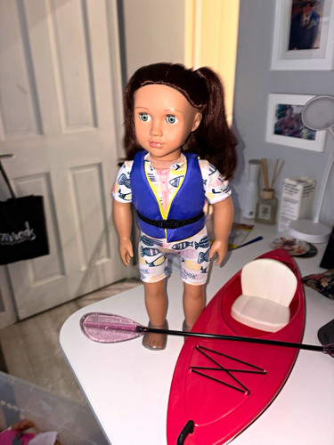 Doll with her - og, also